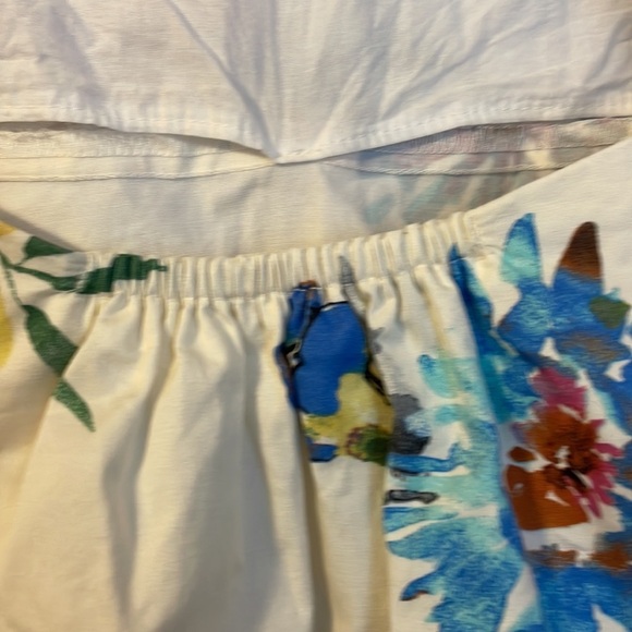 Zara Girls Soft Collection Floral Cut Out Back Fit and Flare Dress size 10 - Picture 14 of 16